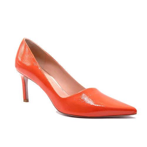 Oxitaly Stefy 02 Orange Crinkle Patent Leather