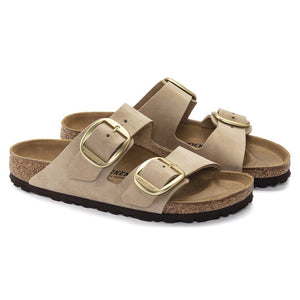 Birkenstock Arizona Big Buckle Nubuck Sandcastle Regular