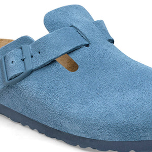 Birkenstock Boston SFB Suede Elemental Blue Regular