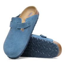 Birkenstock Boston SFB Suede Elemental Blue Regular