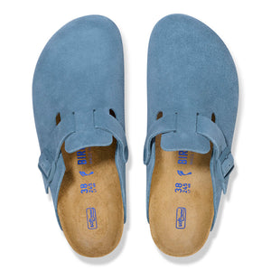 Birkenstock Boston SFB Suede Elemental Blue Regular