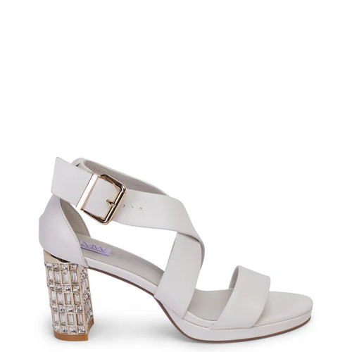Kathryn Wilson Cleopatra Heel White Calf