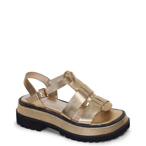 Kathryn Wilson Kendall Sandal Gold Lizard *ONLINE ONLY*FINAL SALE* NO RETURNS