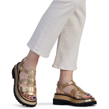 Kathryn Wilson Kendall Sandal Gold Lizard *ONLINE ONLY*FINAL SALE* NO RETURNS