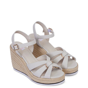 Kathryn Wilson Griselda Wedge Stone Calf *ONLINE ONLY* FINAL SALE*NO RETURNS*