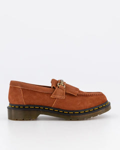 Dr Marten Adrian Snaffle Loafer Rust Orange Tumbled Nubuck