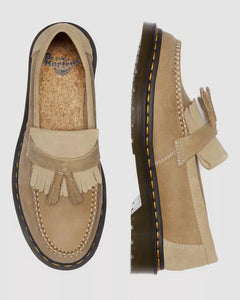 Dr Martens Adrian Tassel Loafer Savannah Tan Tumbled Nubuck