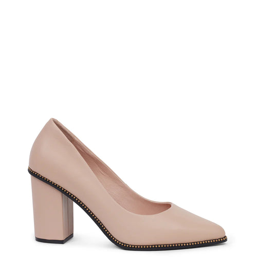 Kathryn Wilson  Carmel Heel Nude Calf