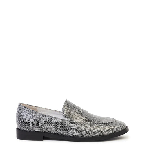 Kathryn Wilson Molly Loafer Monochrome Check Calf