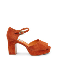 Kathryn Wilson Polly Heel Rust Suede