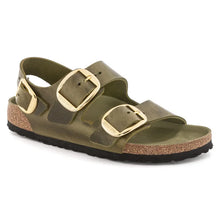Birkenstock Milano Big Buckle Oiled Leather Olive/ Green Olive Regular