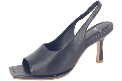 Carrano 609002 Black Leather Slingback