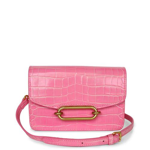 Kathryn Wilson Franco Bag Dolly Pink Croc