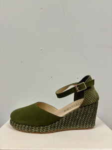 Pitillos 5573 Espadrille Khaki suede