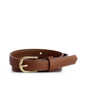 Kathryn Wilson Lauren Belt Walnut Calf