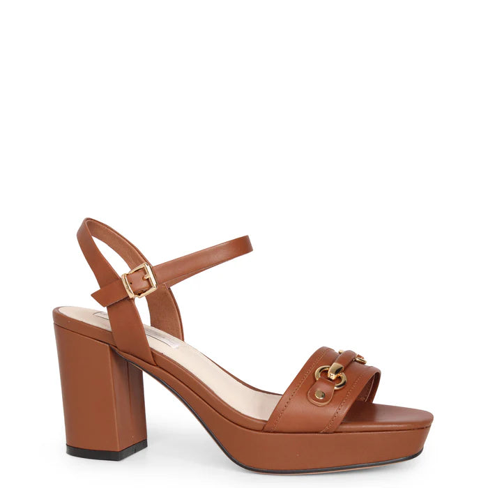 Kathryn Wilson Olivia Heel Walnut Calf