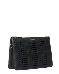 Saben Tilly's Big Sis Crossbody Black Chevron