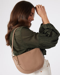 Saben Cassia Shoulder Bag Taupe