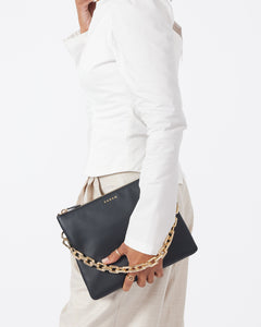 Saben Matilda Crossbody Black & Chunky Chain