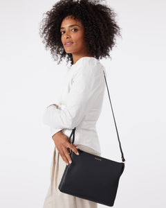 Saben Matilda Crossbody Black & Chunky Chain