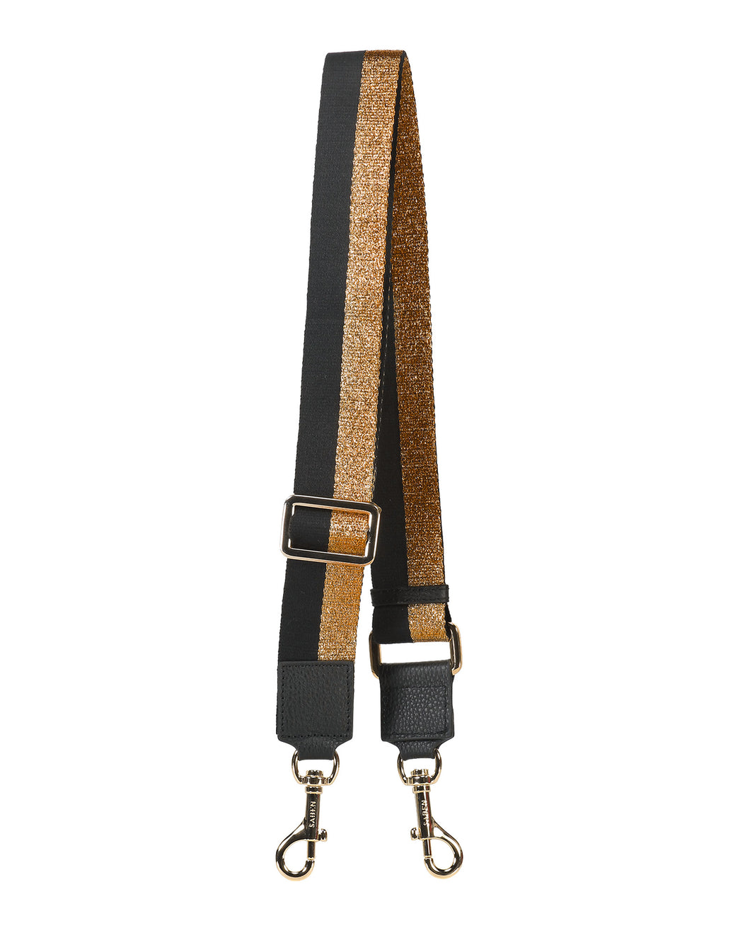 Saben Feature Strap Webbing Bronze & Black Stripe