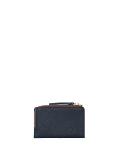 Saben Wednesday Wallet Black & Croc & White Stitch