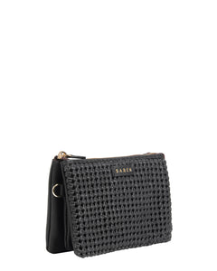 Saben Tilly Crossbody Black Fine Braid