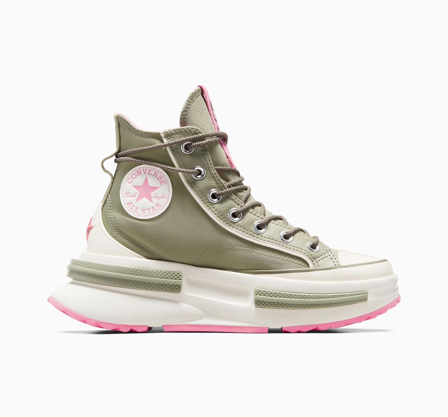 Pink discount mesh converse