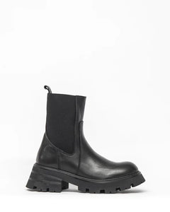 Zoe Kratzmann Inset Boot Black Leather