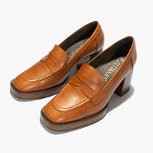 Pitillos 5480 Heeled Loafer Tan Leather