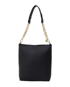 Saben Claudette Crossbody Black & Leopard Haircalf