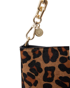 Saben Claudette Crossbody Black & Leopard Haircalf