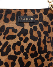 Saben Claudette Crossbody Black & Leopard Haircalf