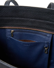 Saben Tilbury Shoulder Bag Black & Midnight Blue