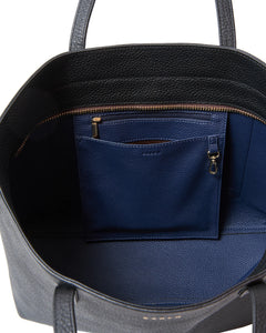 Saben Tilbury Shoulder Bag Black & Midnight Blue