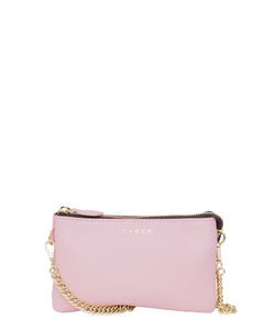 Saben Lily Mini Bag Coconut Ice & Gold Curb Chain