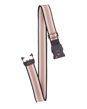 Saben London Luggage Strap Dusky Rose Stripe