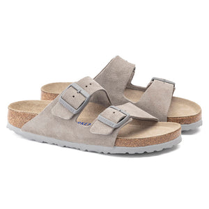 Birkenstock Arizona SFB Suede Stone Coin Narrow
