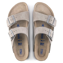 Birkenstock Arizona SFB Suede Stone Coin Narrow