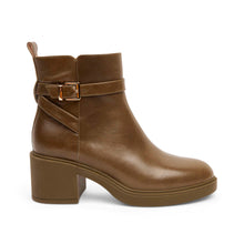 Kathryn Wilson Naples Boot Khaki Hi Shine
