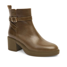 Kathryn Wilson Naples Boot Khaki Hi Shine