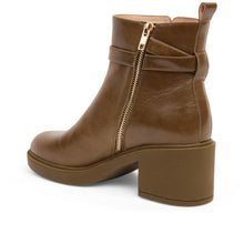 Kathryn Wilson Naples Boot Khaki Hi Shine