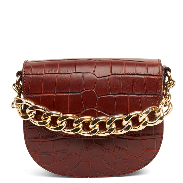Kathryn Wilson Emma Bag Chocolate Croc