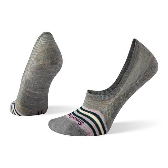 Smartwool Everyday Sneaker Striped No Show Lunar Gray Heather M issimo christchurch