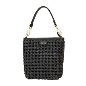 Saben Coco Mini Bag Black Fine Braid