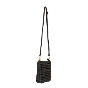 Saben Coco Mini Bag Black Fine Braid
