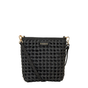 Saben Coco Mini Bag Black Fine Braid