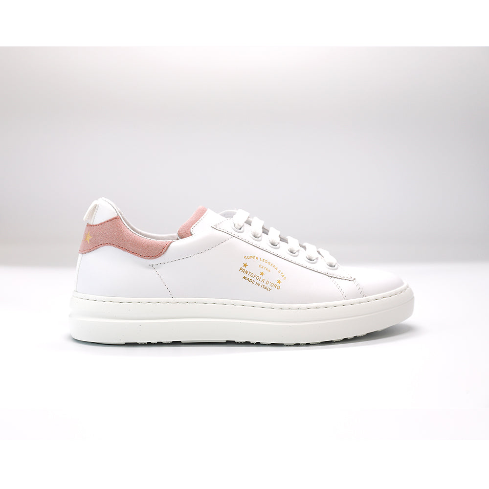 Pantofola d'Oro CTL 6WD Court Classic White/Pink suede