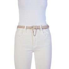 Kathryn Wilson Braided Belt Lilac Calf