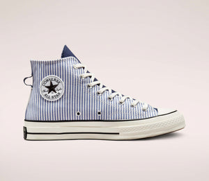 Converse CT 70 Hickory Stripe Hi Indigo/Egret/black